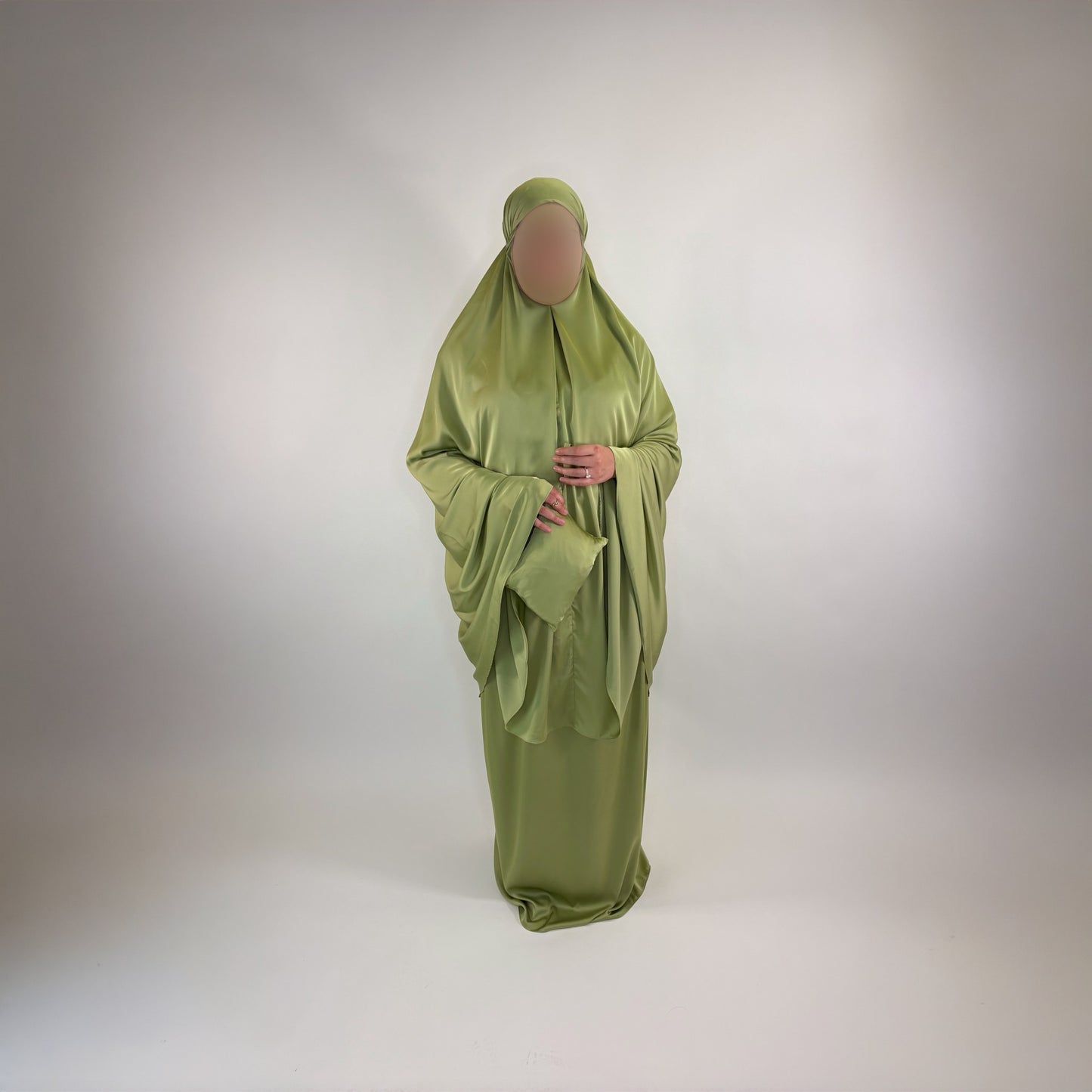 Elegant satin prayer set suitable for travel