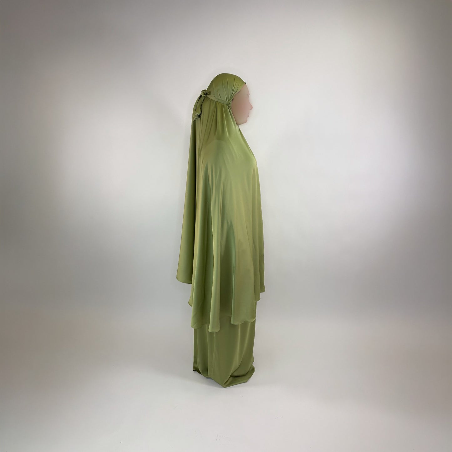 Luxury prayer outfit for women made from smooth satin